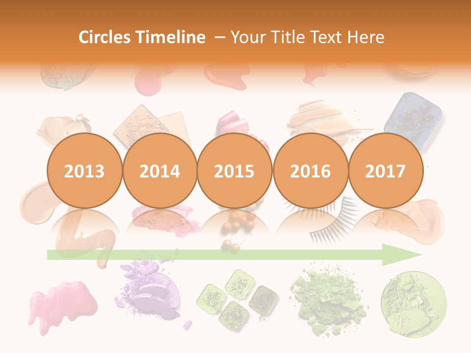 Makeup Face Powder Color PowerPoint Template