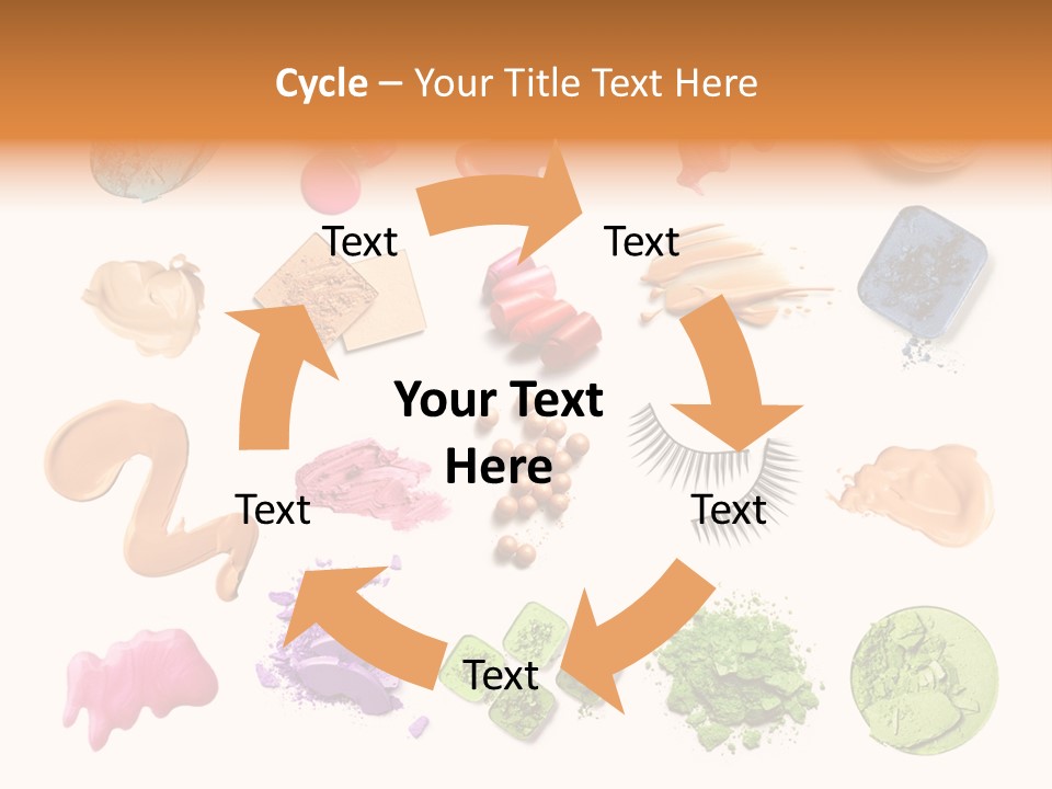 Makeup Face Powder Color PowerPoint Template