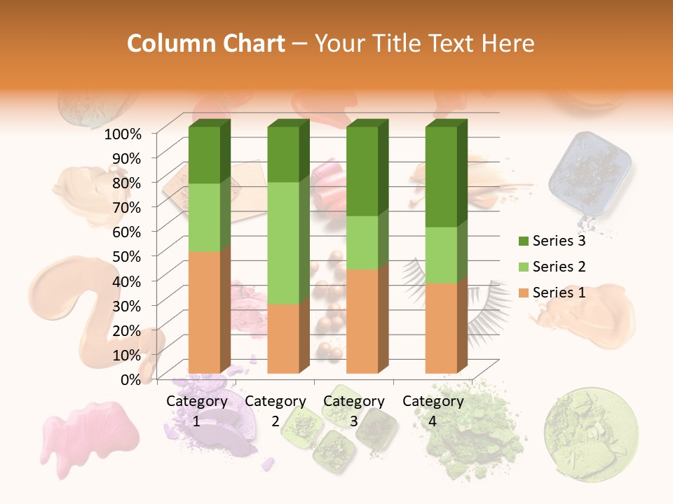 Makeup Face Powder Color PowerPoint Template