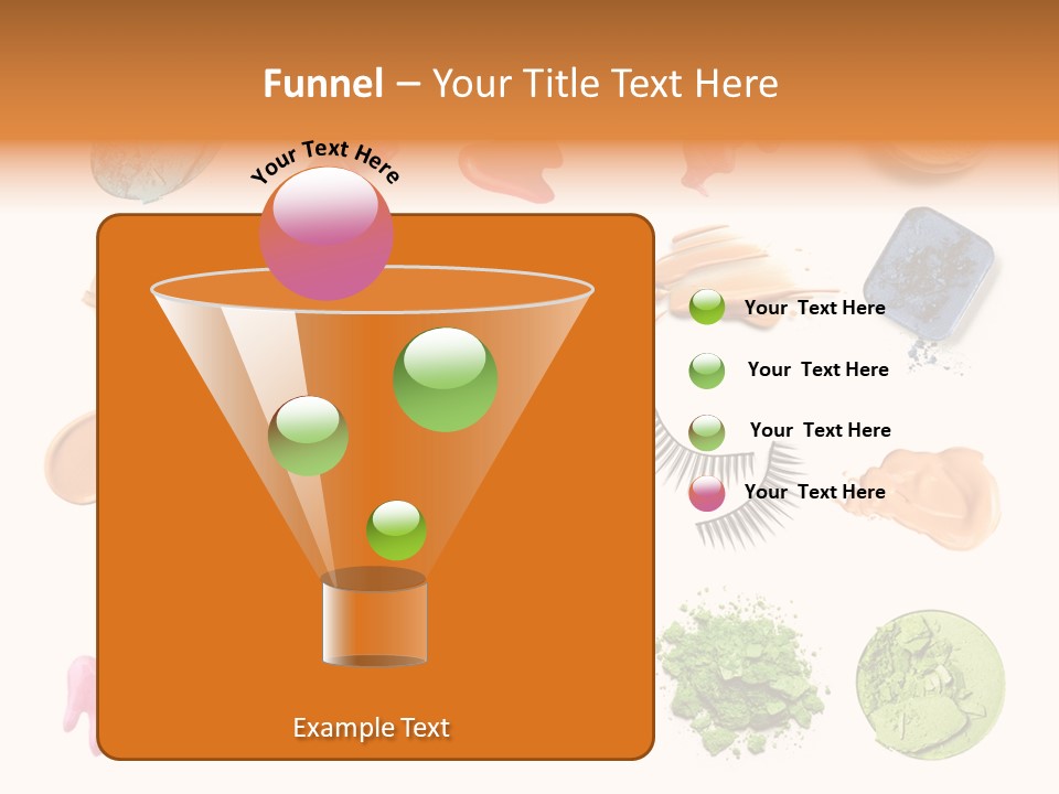 Makeup Face Powder Color PowerPoint Template