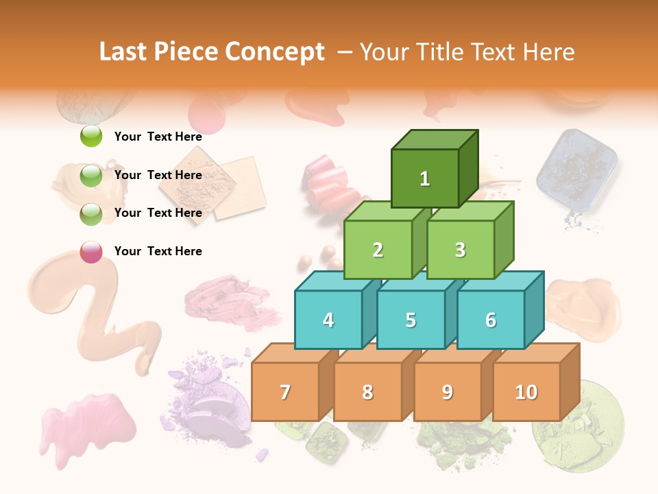 Makeup Face Powder Color PowerPoint Template