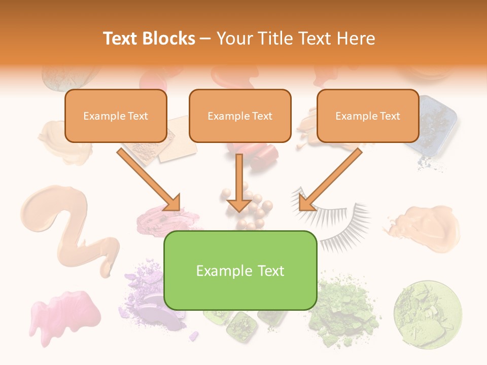 Makeup Face Powder Color PowerPoint Template