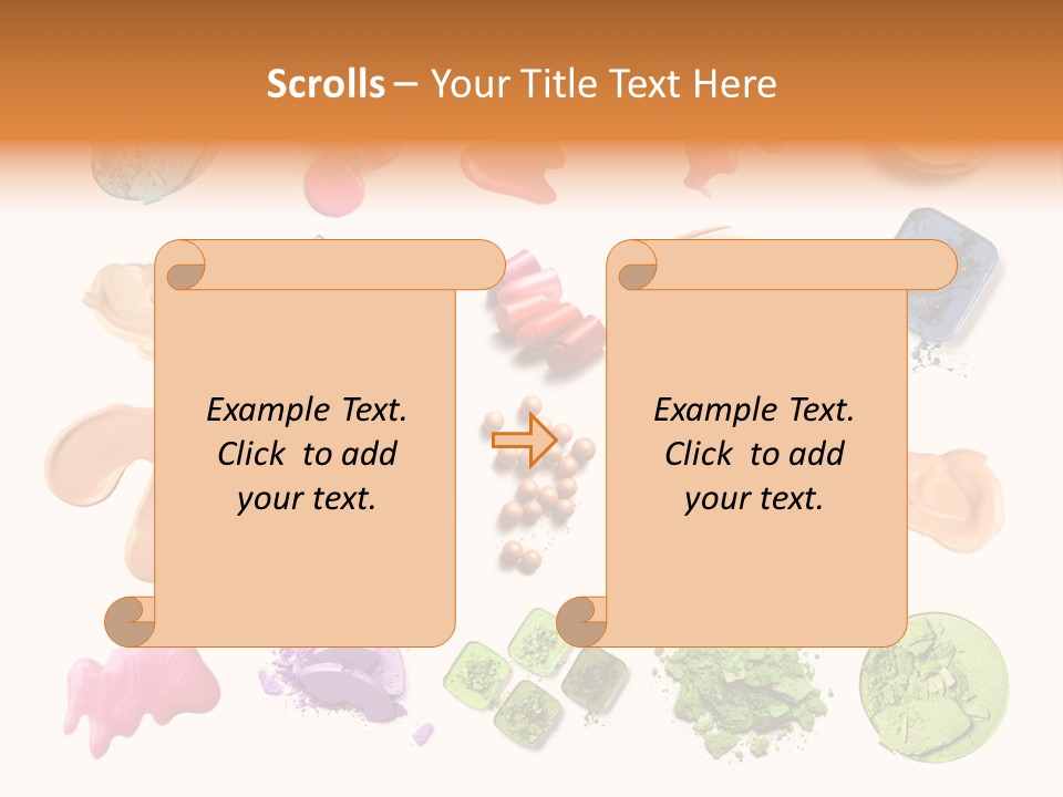 Makeup Face Powder Color PowerPoint Template