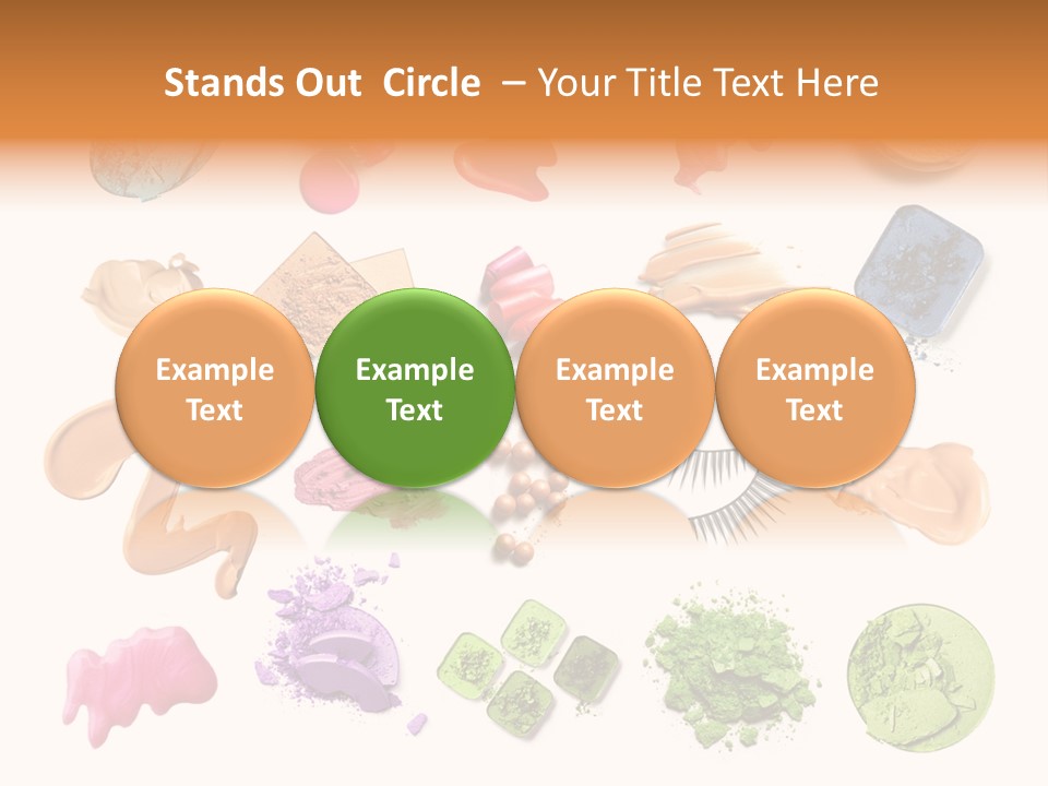 Makeup Face Powder Color PowerPoint Template