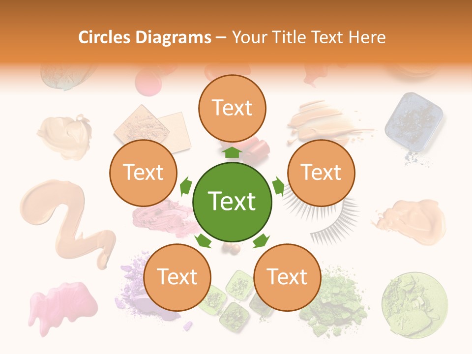 Makeup Face Powder Color PowerPoint Template