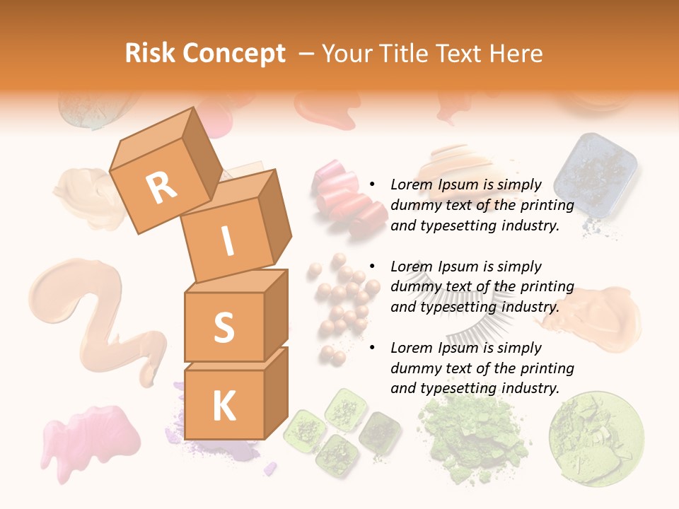 Makeup Face Powder Color PowerPoint Template