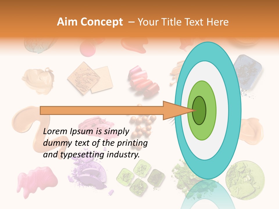 Makeup Face Powder Color PowerPoint Template