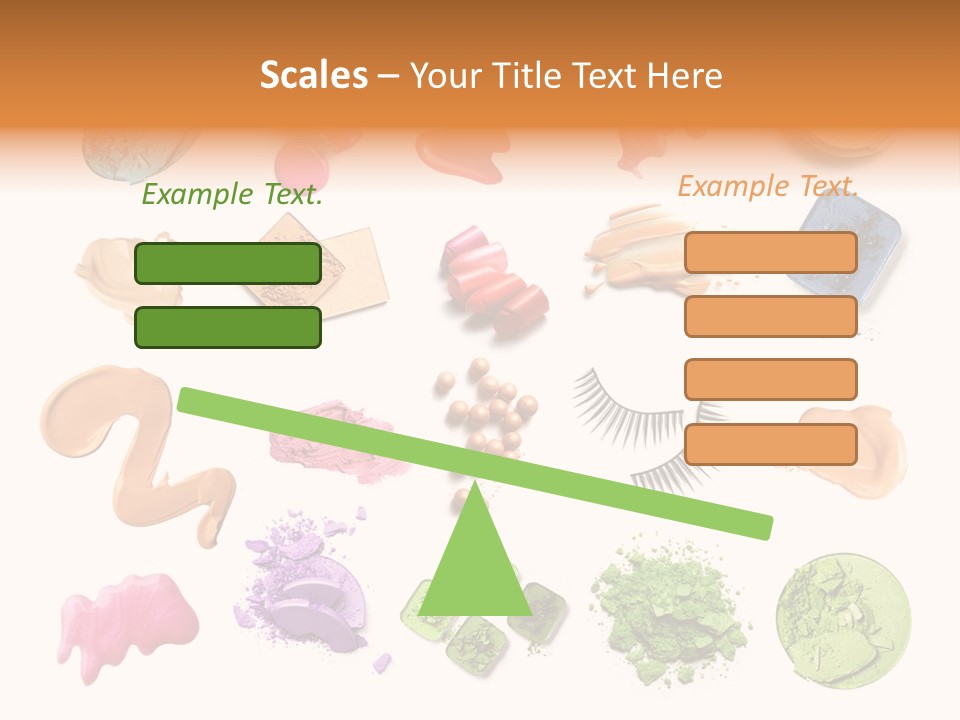 Makeup Face Powder Color PowerPoint Template