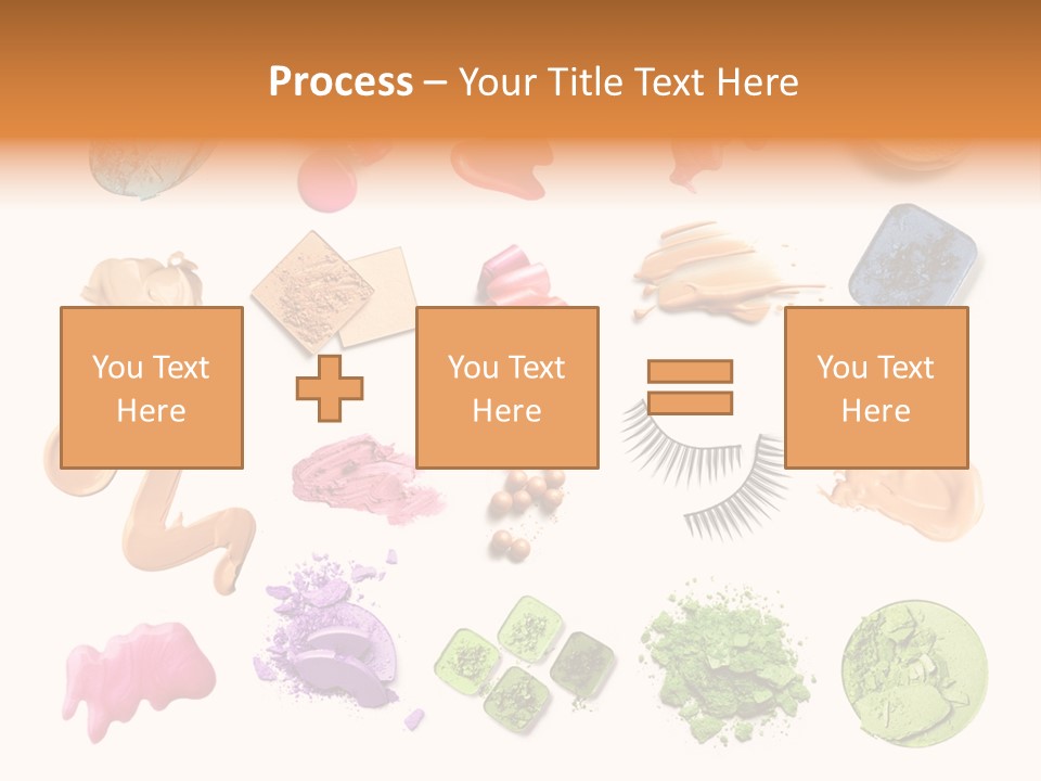 Makeup Face Powder Color PowerPoint Template