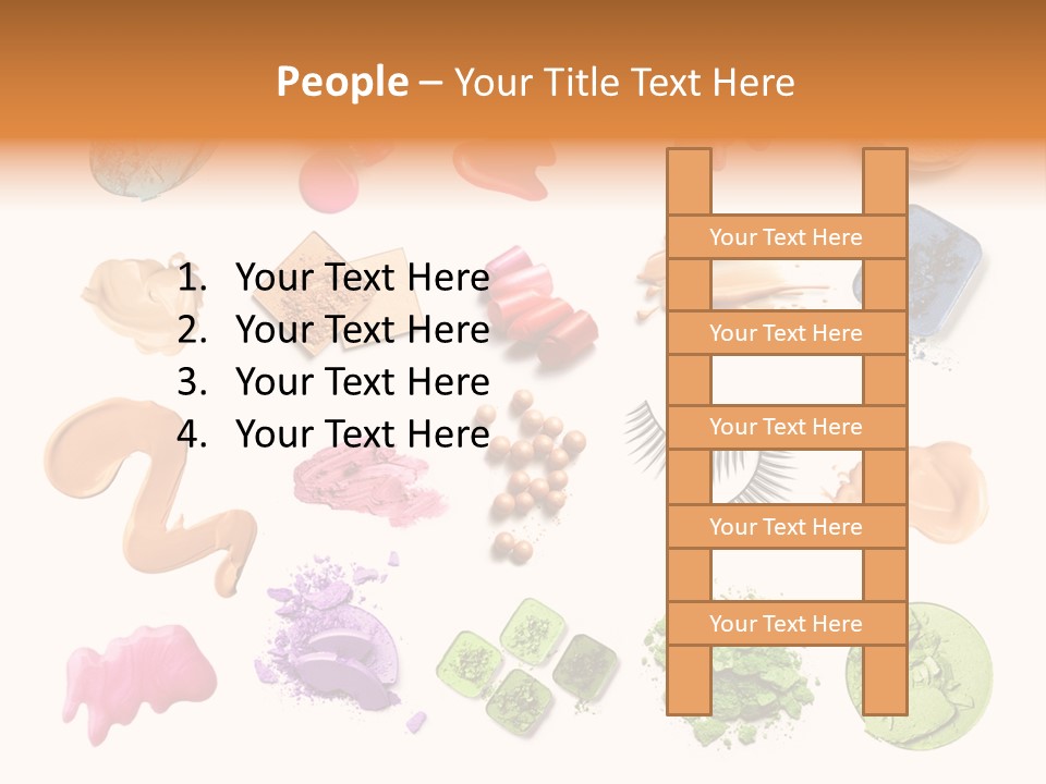 Makeup Face Powder Color PowerPoint Template