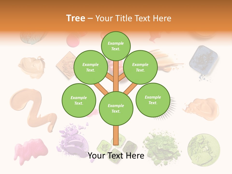 Makeup Face Powder Color PowerPoint Template