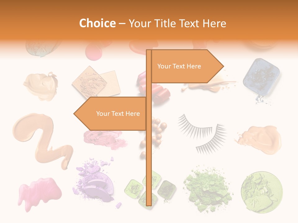 Makeup Face Powder Color PowerPoint Template