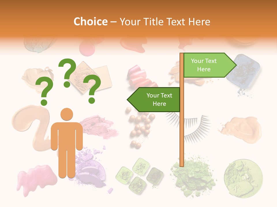 Makeup Face Powder Color PowerPoint Template
