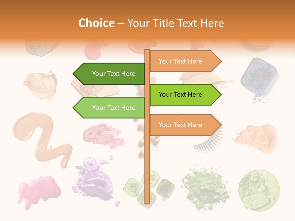 Makeup Face Powder Color PowerPoint Template