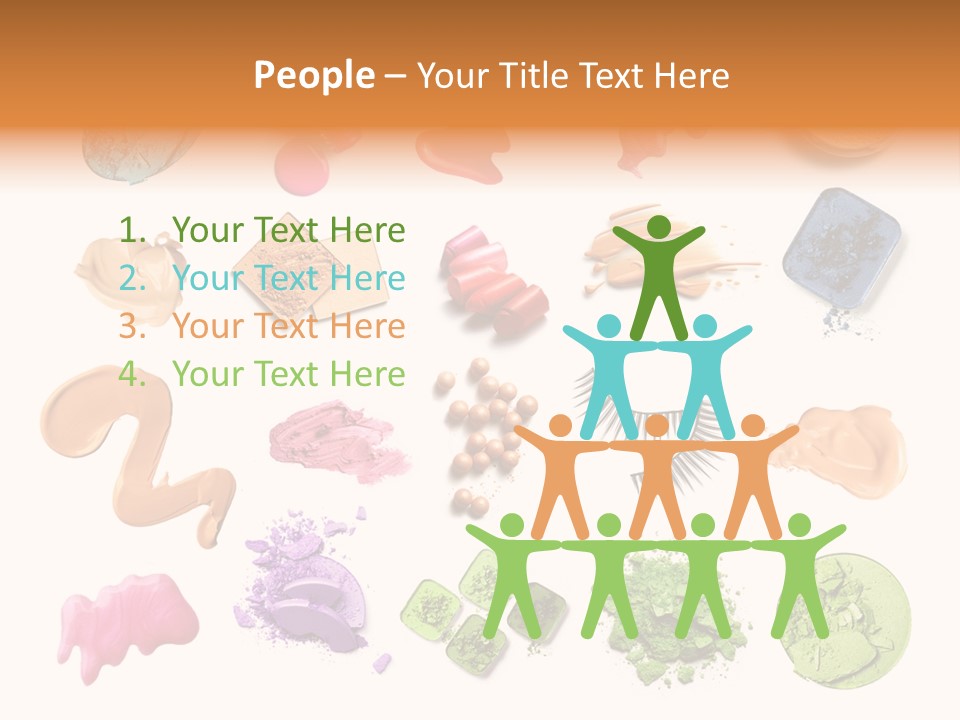 Makeup Face Powder Color PowerPoint Template