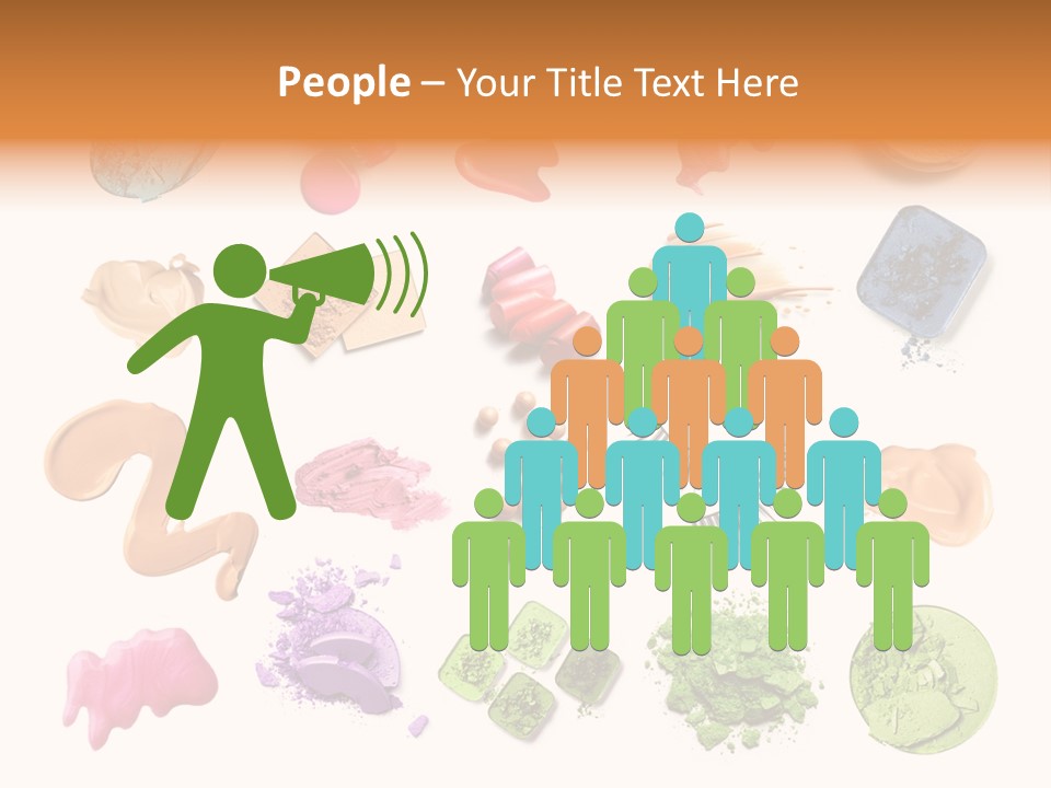 Makeup Face Powder Color PowerPoint Template