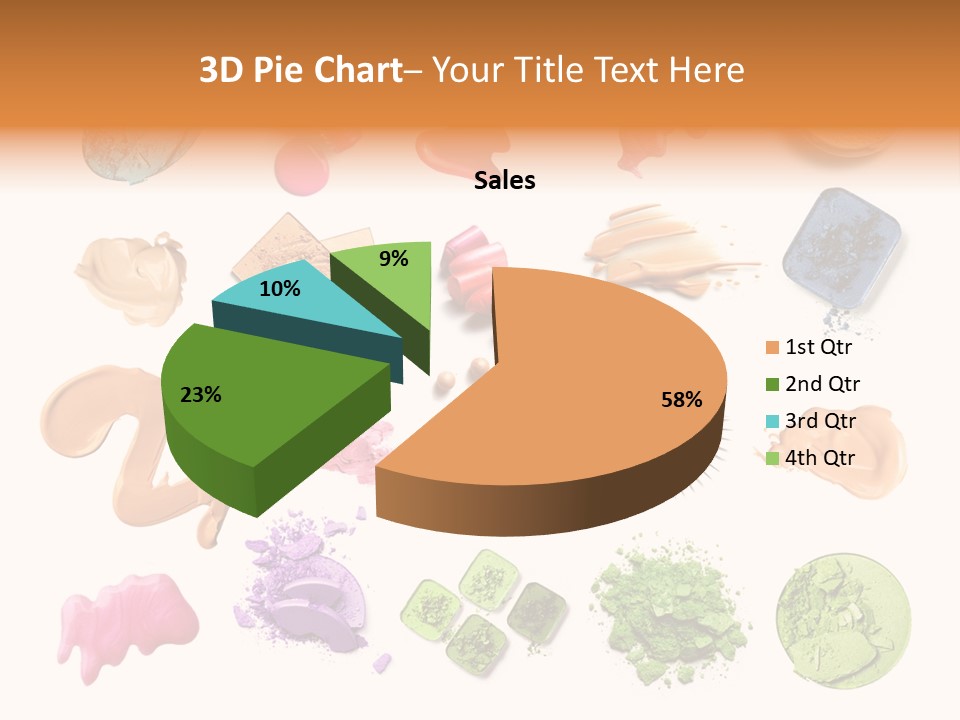 Makeup Face Powder Color PowerPoint Template