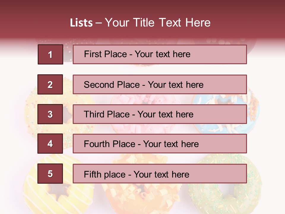 Sprinkles Pastry Icing PowerPoint Template