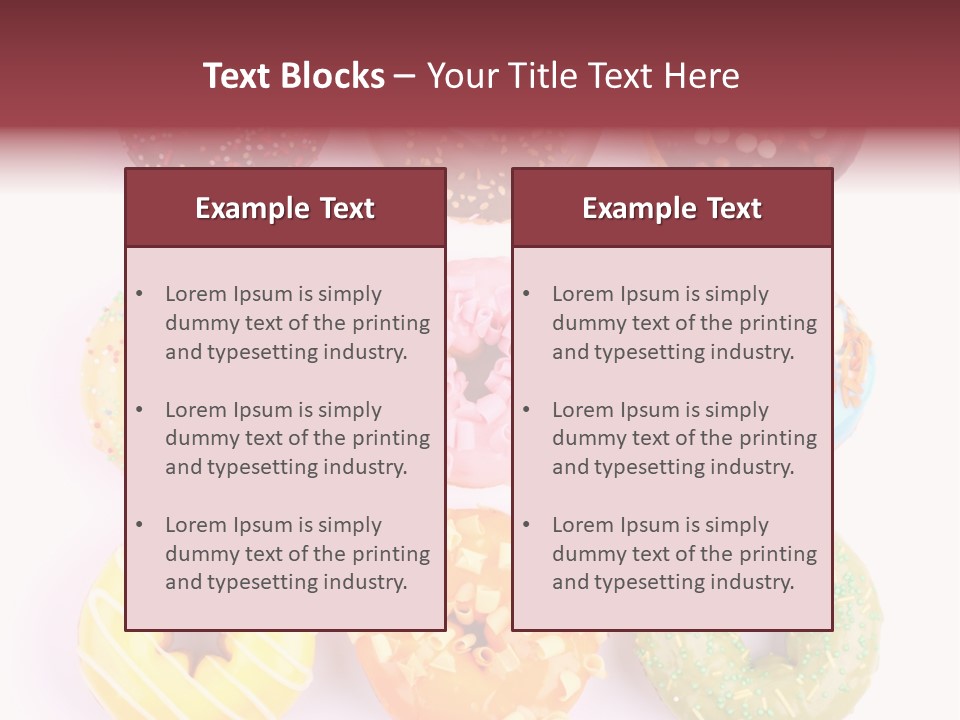 Sprinkles Pastry Icing PowerPoint Template