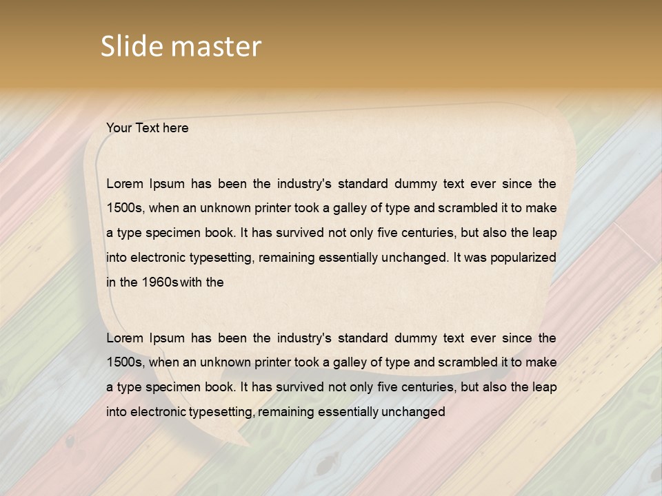 Mark Collection Sale PowerPoint Template