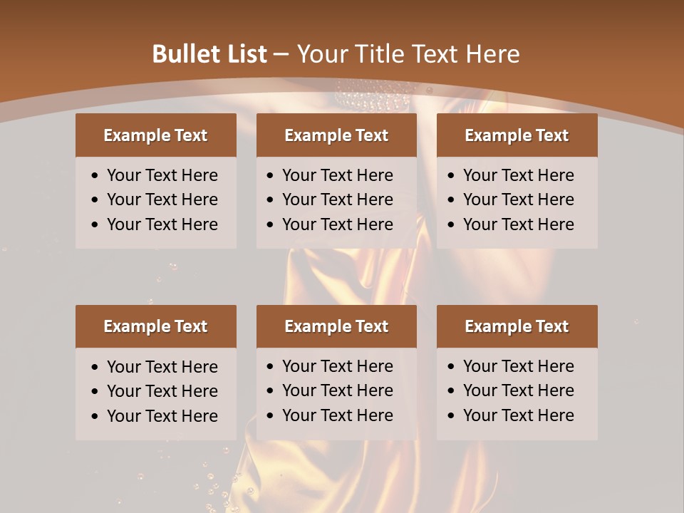 Sensual Abstract Jewelry PowerPoint Template