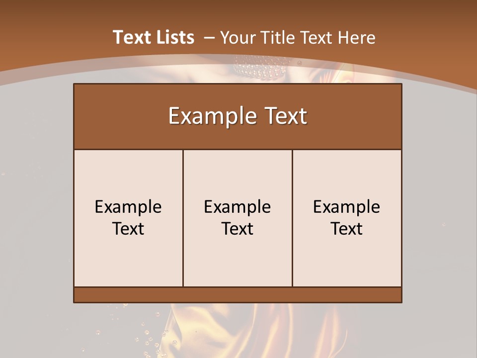 Sensual Abstract Jewelry PowerPoint Template