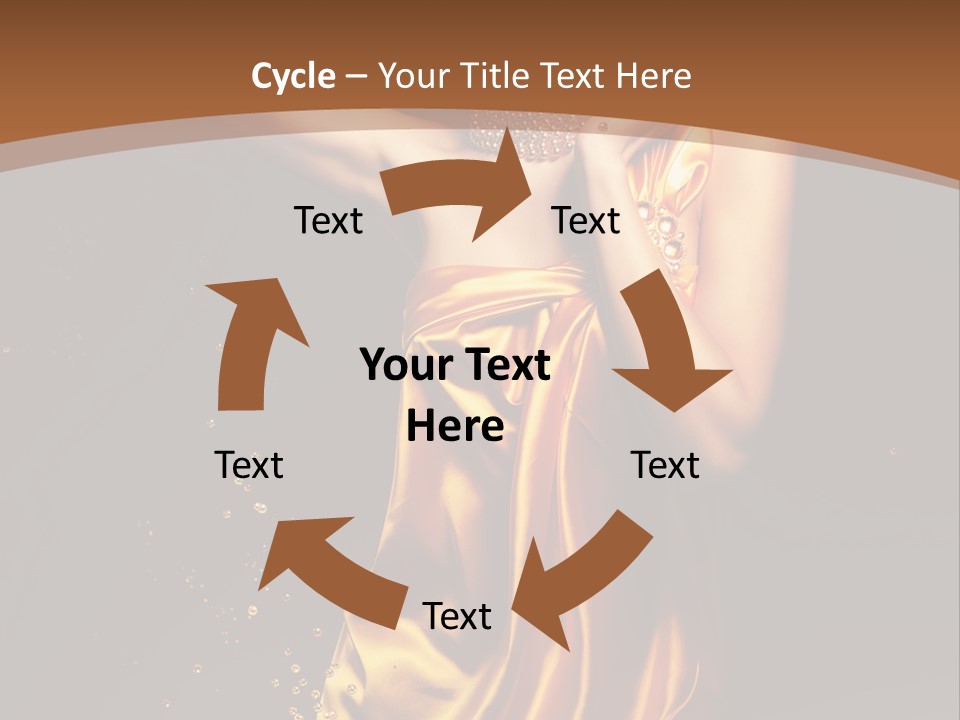 Sensual Abstract Jewelry PowerPoint Template