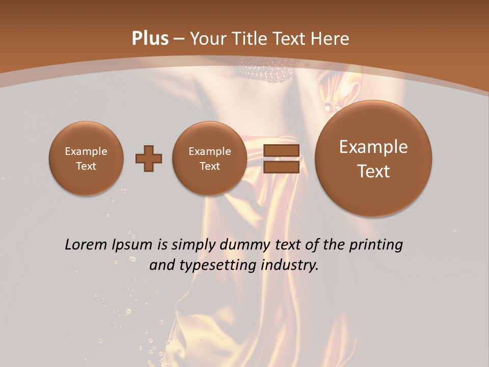 Sensual Abstract Jewelry PowerPoint Template