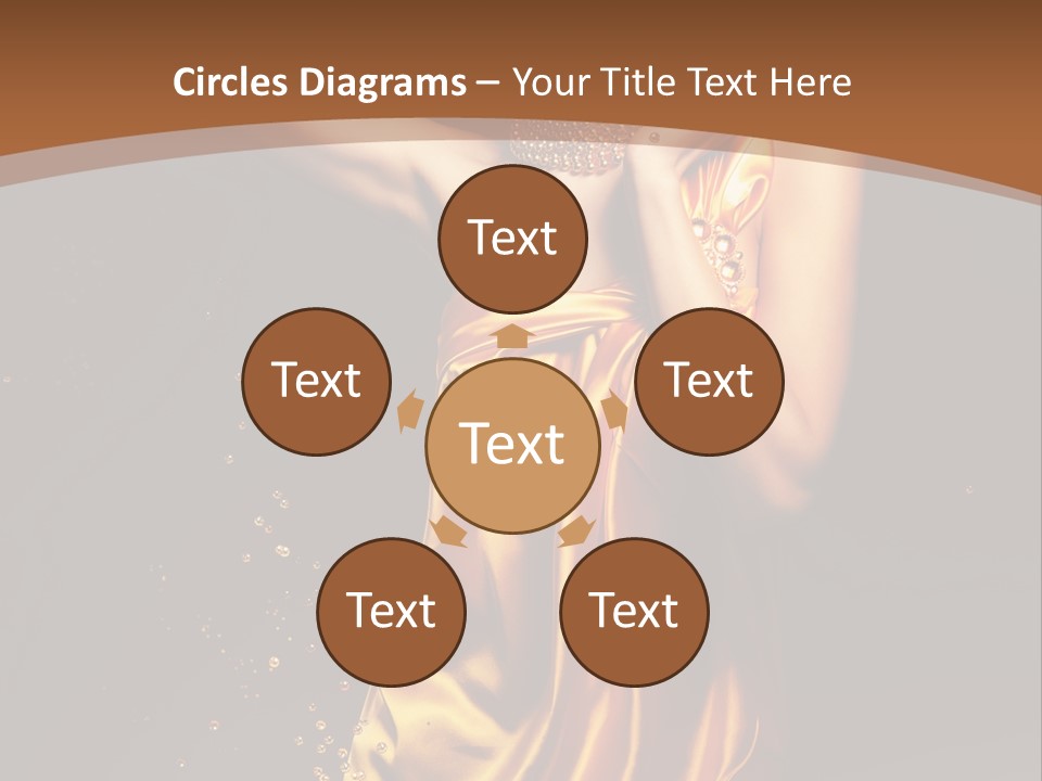 Sensual Abstract Jewelry PowerPoint Template