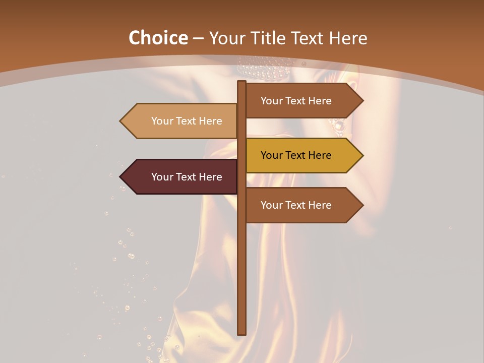 Sensual Abstract Jewelry PowerPoint Template