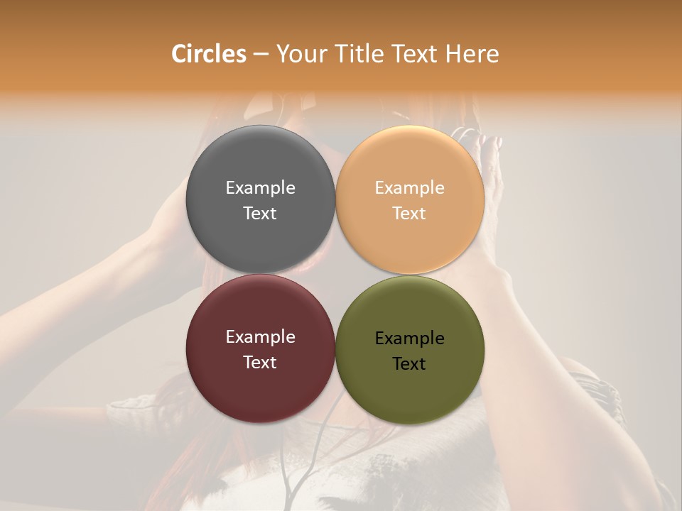 Enjoyment Woman Person PowerPoint Template