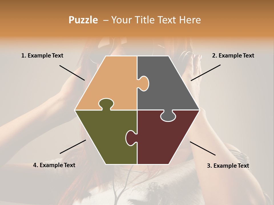 Enjoyment Woman Person PowerPoint Template