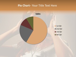 Enjoyment Woman Person PowerPoint Template