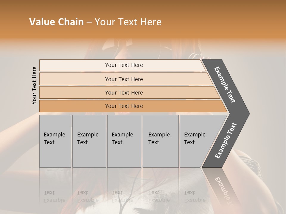 Enjoyment Woman Person PowerPoint Template