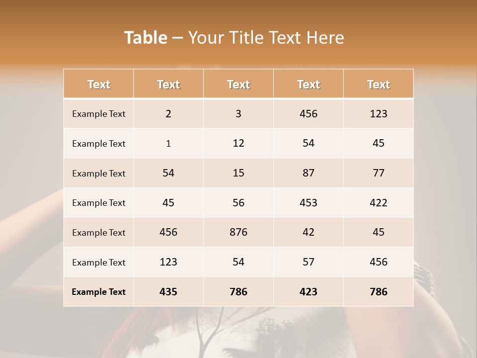 Enjoyment Woman Person PowerPoint Template
