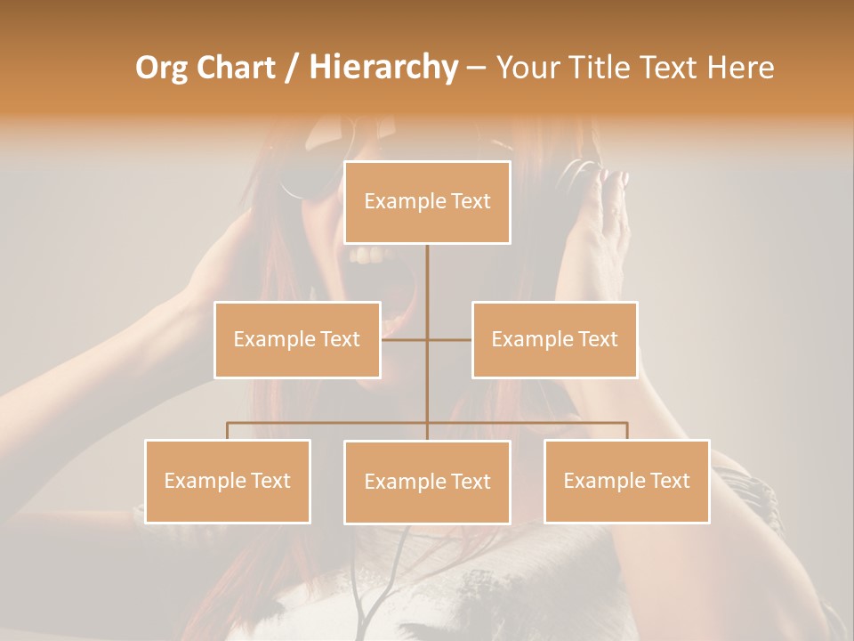 Enjoyment Woman Person PowerPoint Template