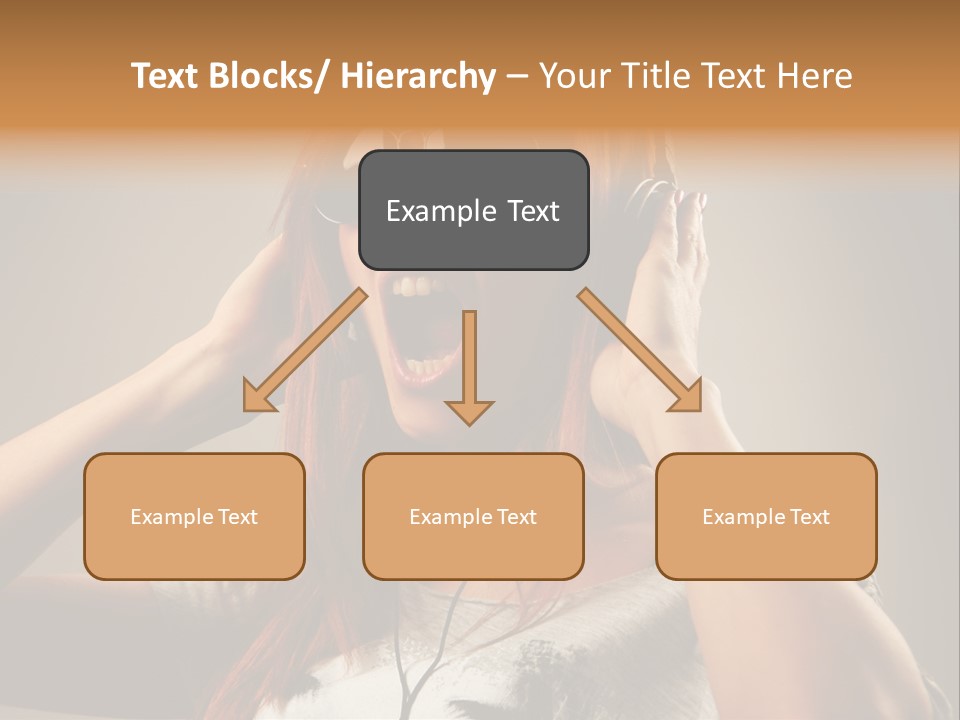 Enjoyment Woman Person PowerPoint Template