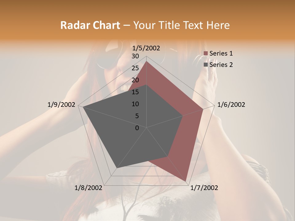 Enjoyment Woman Person PowerPoint Template