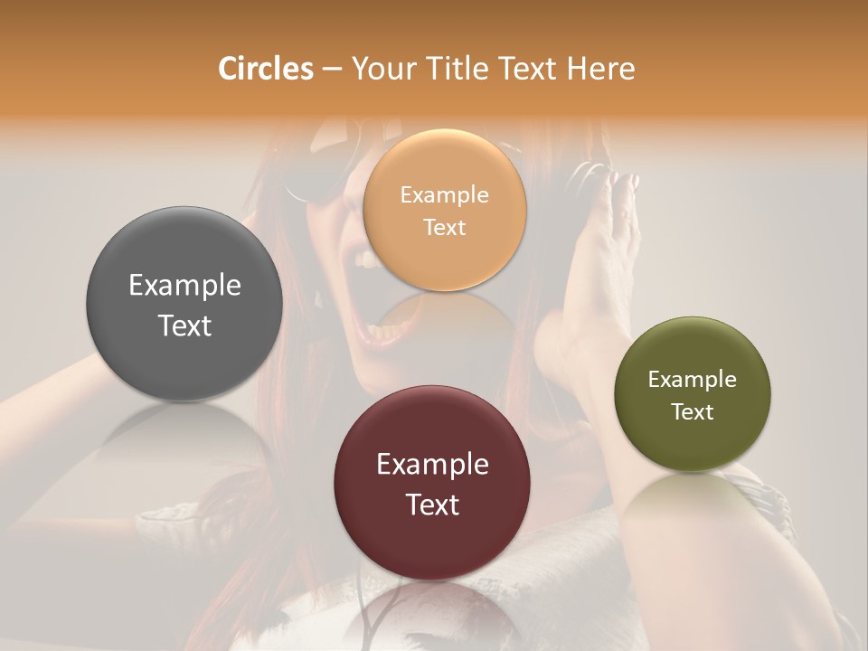 Enjoyment Woman Person PowerPoint Template