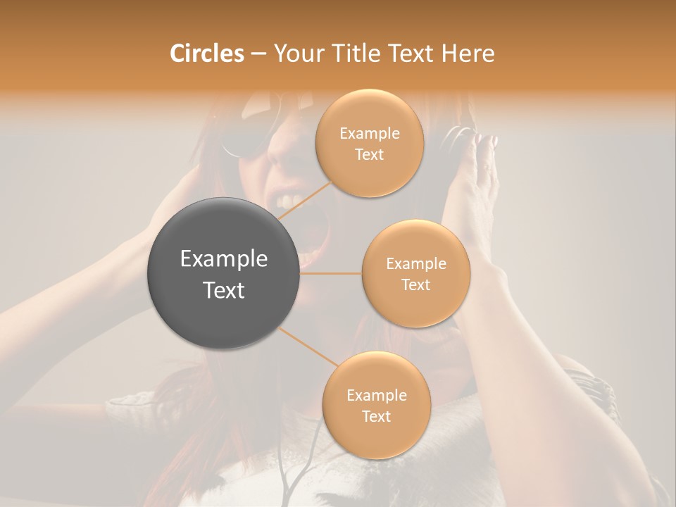 Enjoyment Woman Person PowerPoint Template