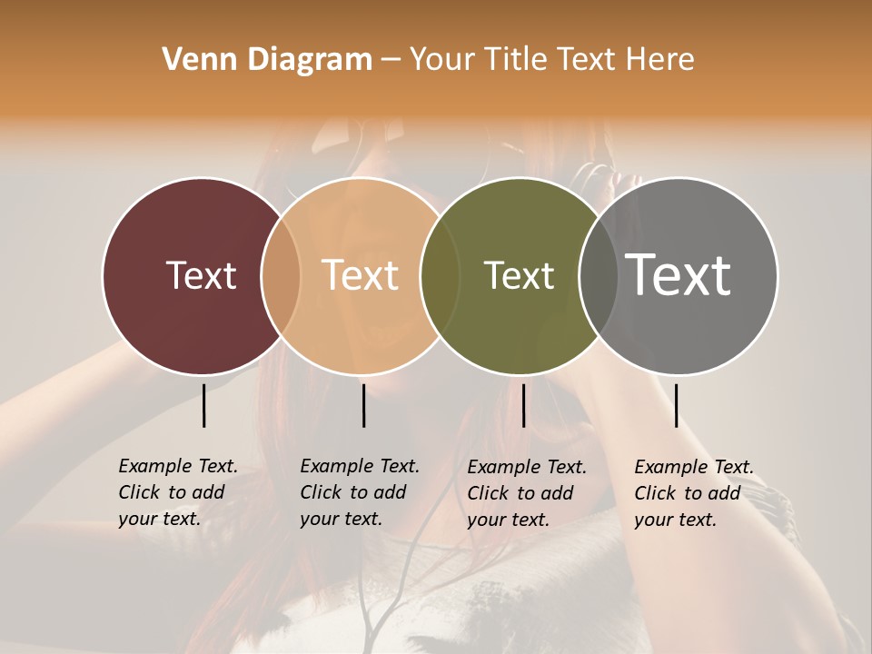 Enjoyment Woman Person PowerPoint Template