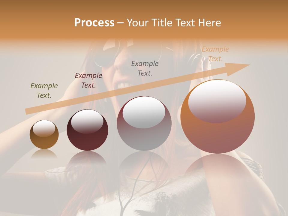 Enjoyment Woman Person PowerPoint Template