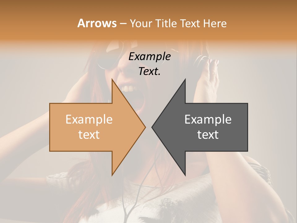 Enjoyment Woman Person PowerPoint Template