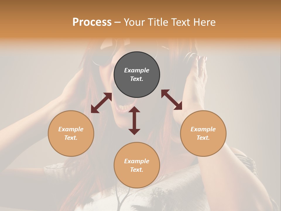 Enjoyment Woman Person PowerPoint Template