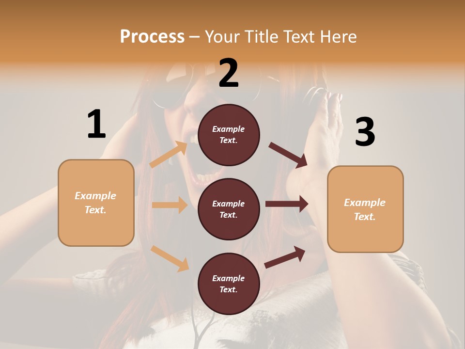 Enjoyment Woman Person PowerPoint Template