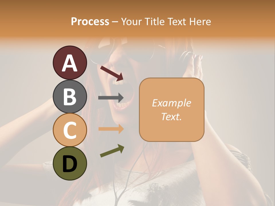 Enjoyment Woman Person PowerPoint Template