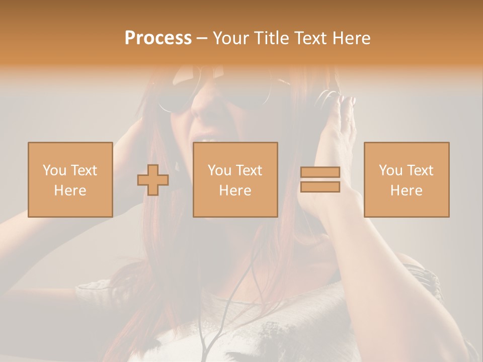 Enjoyment Woman Person PowerPoint Template