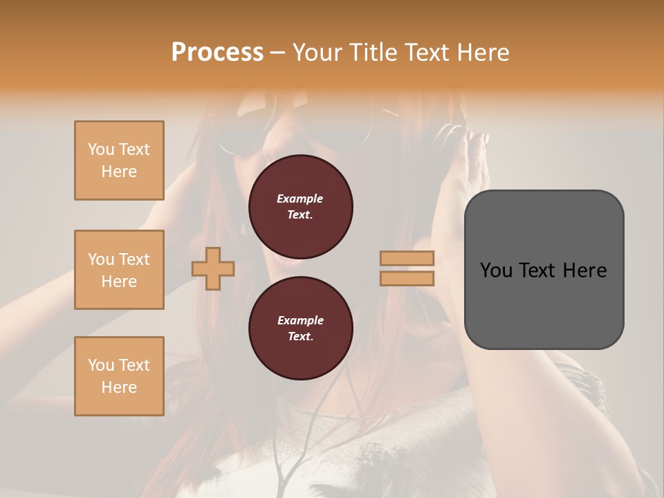 Enjoyment Woman Person PowerPoint Template