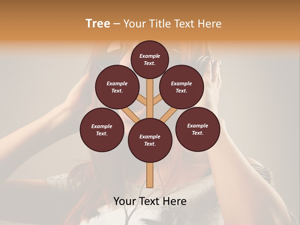 Enjoyment Woman Person PowerPoint Template