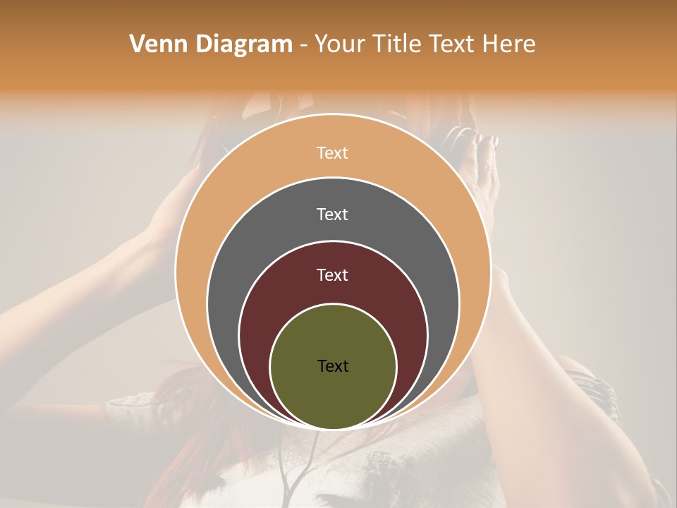 Enjoyment Woman Person PowerPoint Template